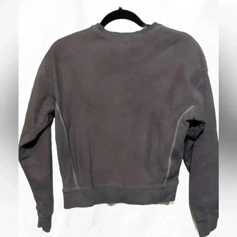 Champion reverse weave crewneck athletic casual grey long sleeve casual hoodie S - Picture 4 of 4